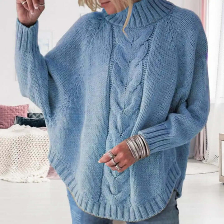 Women's Loose Knitted Turtleneck Winter Sweater