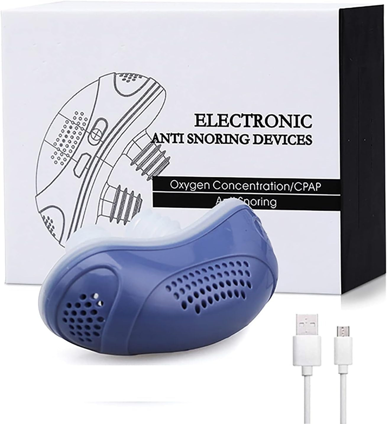 Portable Sleep Apnoea Device - Anti-Snoring Rechargeable CPAP