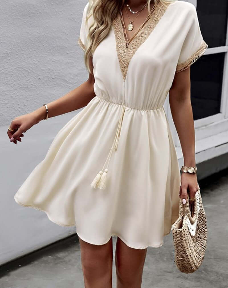 Women's Cotton Breathable Midi Dress