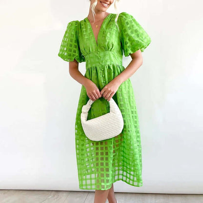 Women's Elegant Polyester Casual Dress