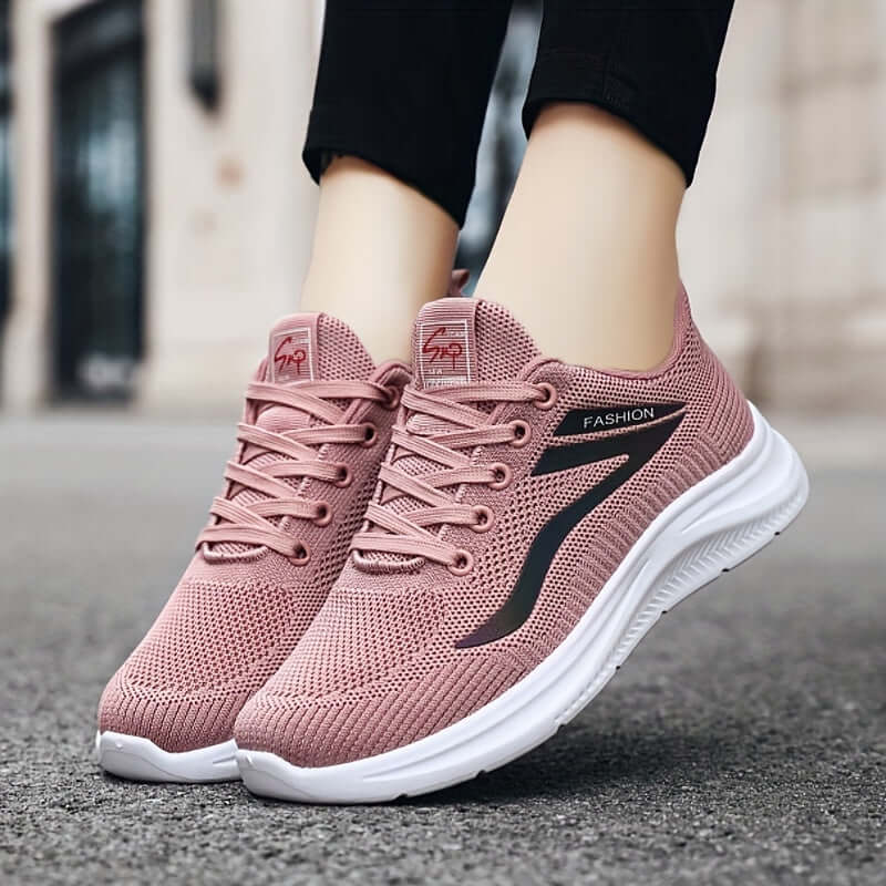 Women's Breathable Knitted Casual Sneakers