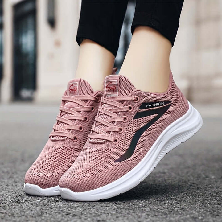 Women's Breathable Knitted Casual Sneakers
