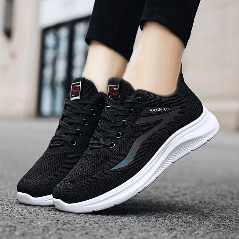 Women's Breathable Knitted Casual Sneakers