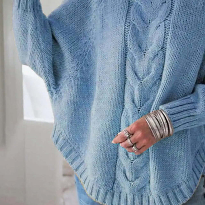 Women's Loose Knitted Turtleneck Winter Sweater