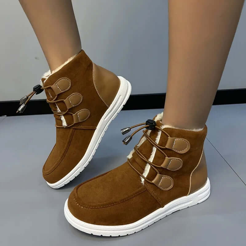 Women's Flat Ankle Boots - Casual & Outdoor
