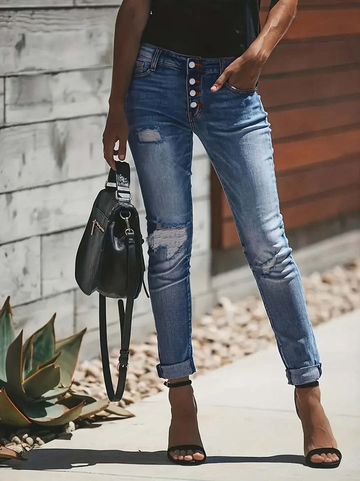 Women's Relaxed Fit Stretch Jeans