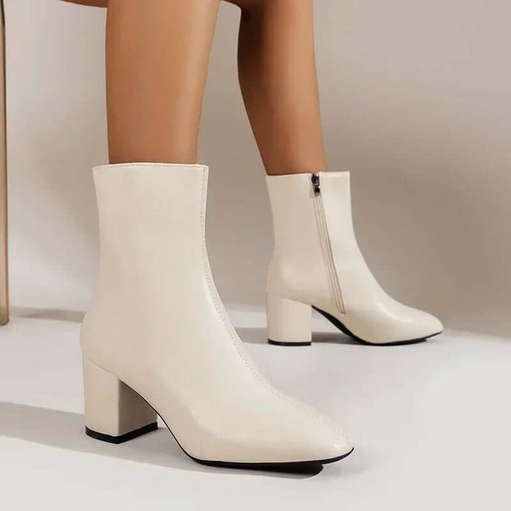 Women's Pointed Toe High Heel Ankle Boots