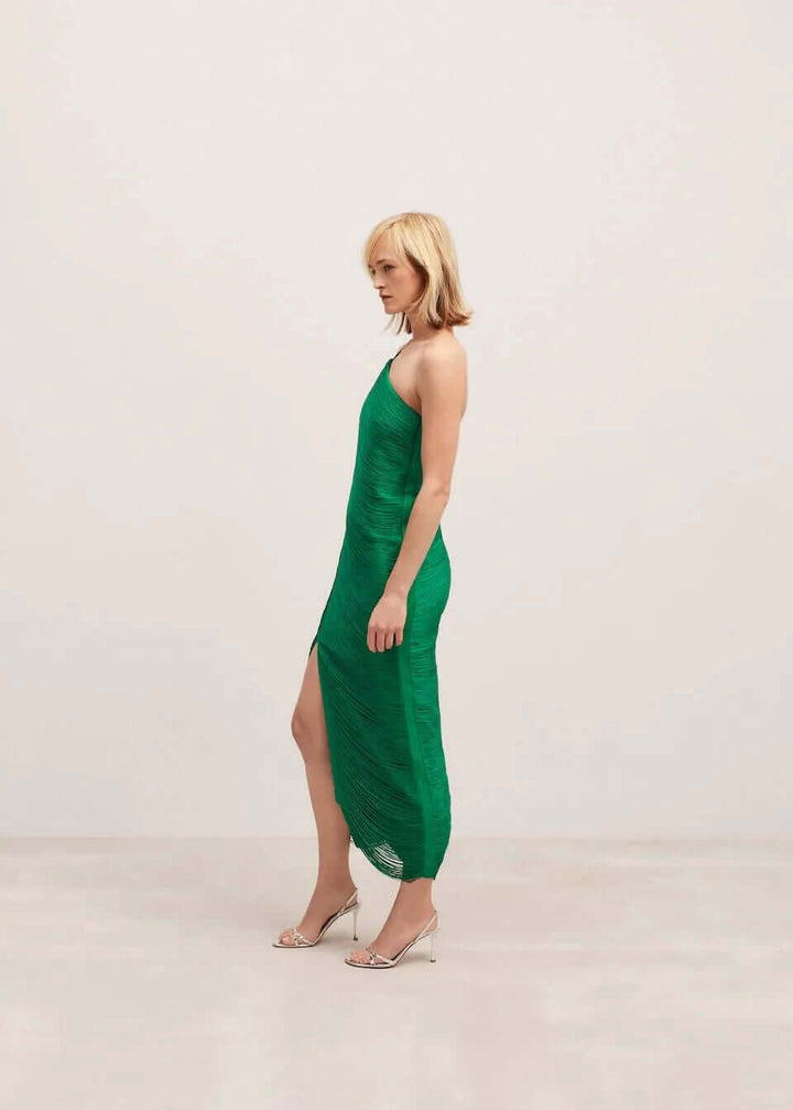 Women's Elegant Asymmetrical Fringe Summer Dress