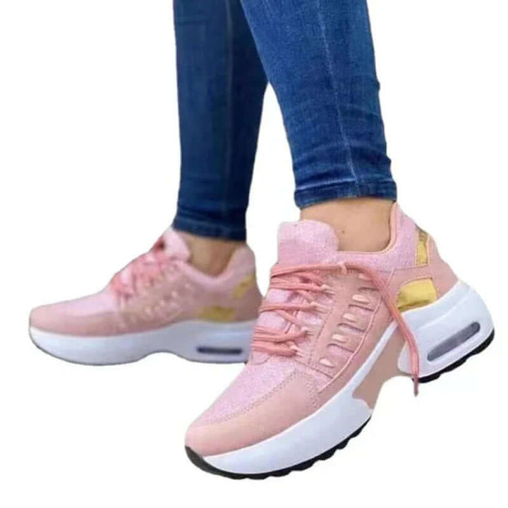 Women's Breathable Lace-Up Trainers