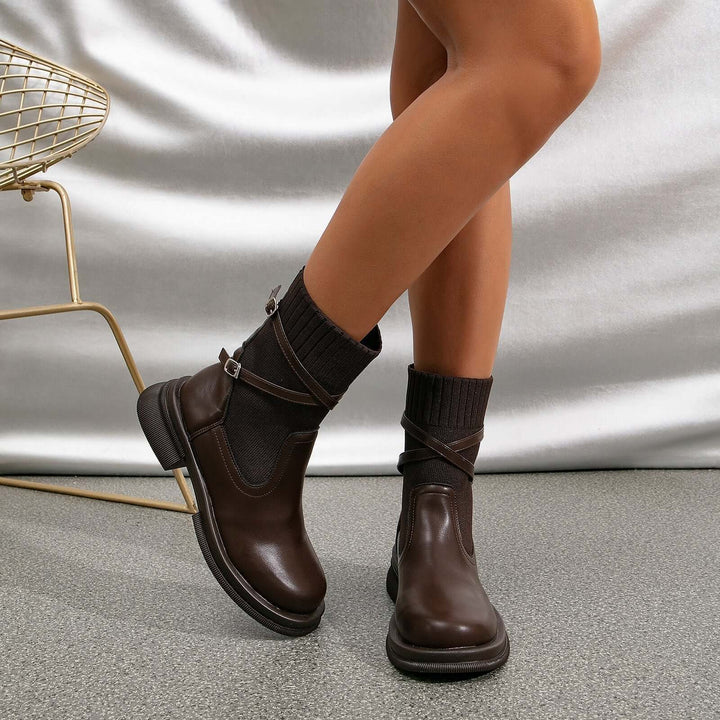 Women's Faux Leather Ankle Boots