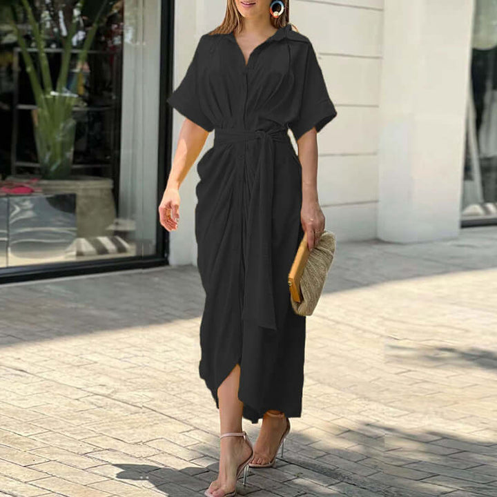 Women's Vintage Ruffle Summer Dress