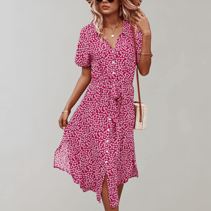Summer Midi Dress - Polyester