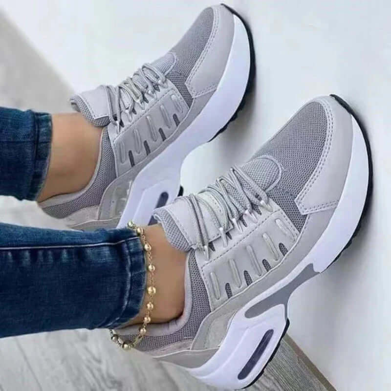 Women's Breathable Lace-Up Trainers