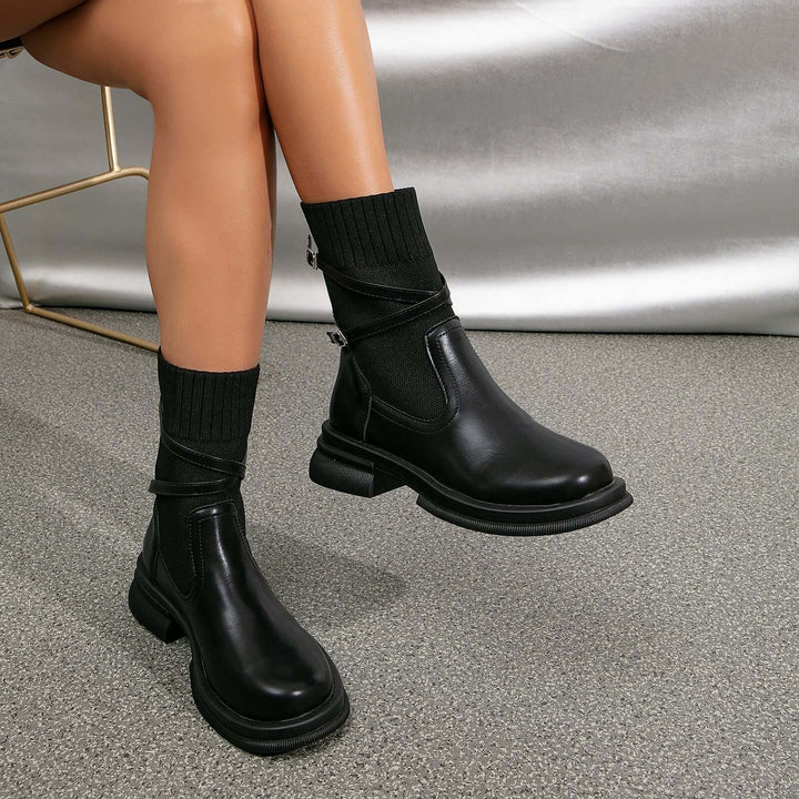 Women's Faux Leather Ankle Boots