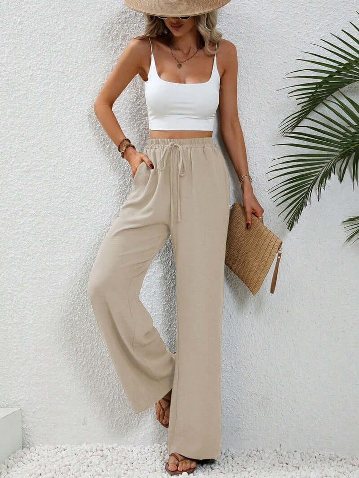 Linen Trousers - Comfortable Fit