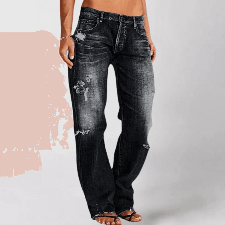 Women's Mid-Rise Bootcut Stretch Jeans