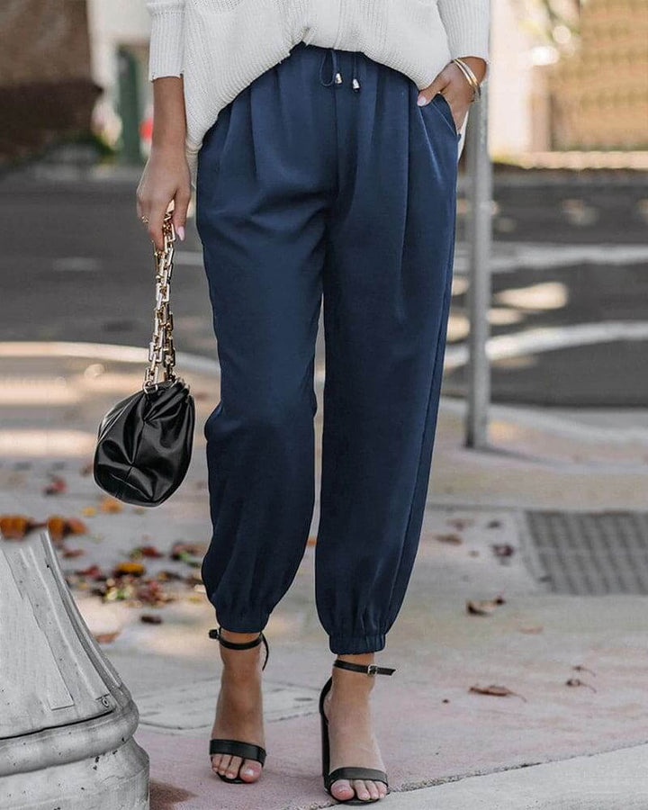 Women's Casual Drawstring Trousers