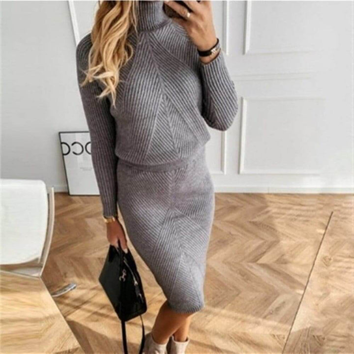 Soft Knit Pullover Winter Dress