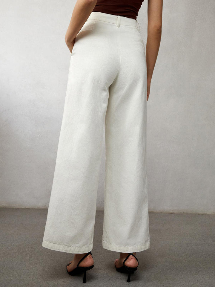 Women's High-Waisted Wide-Leg Jeans