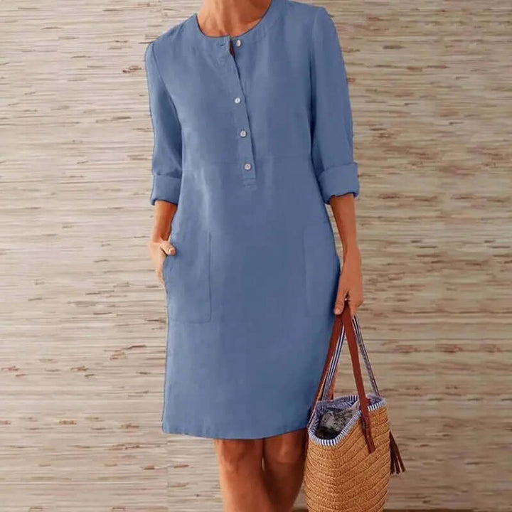 Women's Button-Up Midi Dress