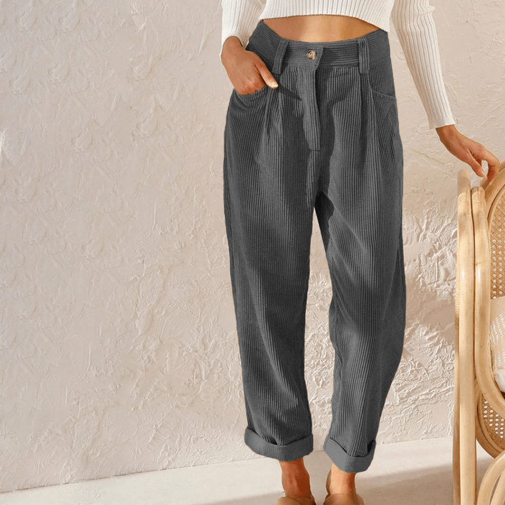 Women's Relaxed Fit Corduroy Trousers