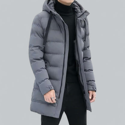 Longline Padded Winter Parka Coat