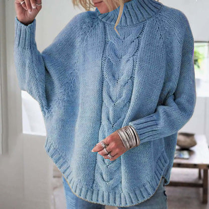 Women's Oversized Batwing Sleeve Jumper