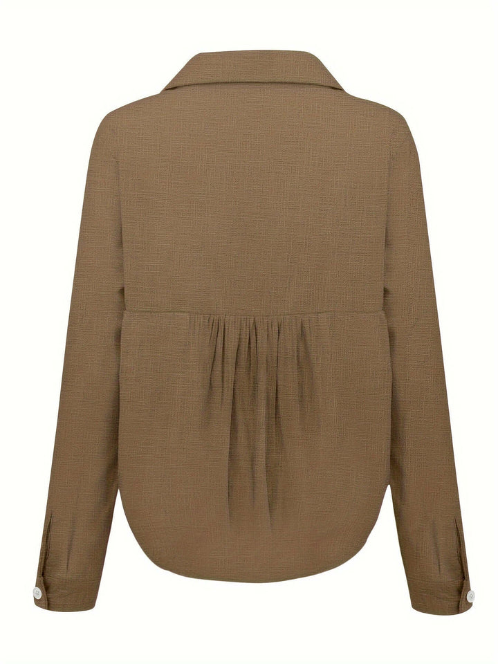 Women's Relaxed Fit Cotton Blend Shirt