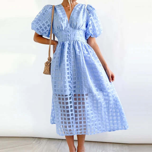 Women's Elegant Polyester Casual Dress