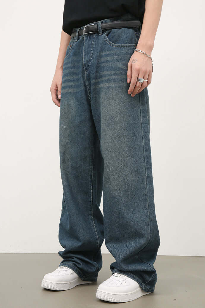 Men's Wide-Leg Jeans, Relaxed Fit