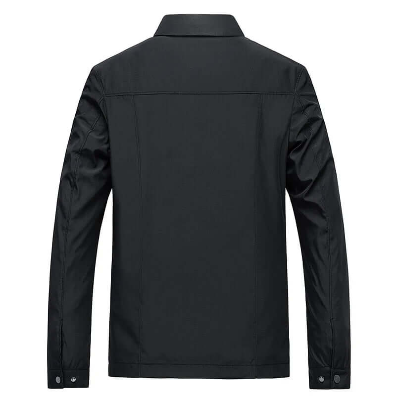 Water-Resistant Long Sleeve Coat for Men