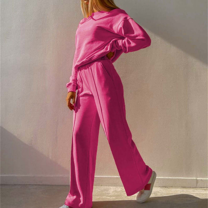 Women's 2-Piece Casual Polyester Outfit