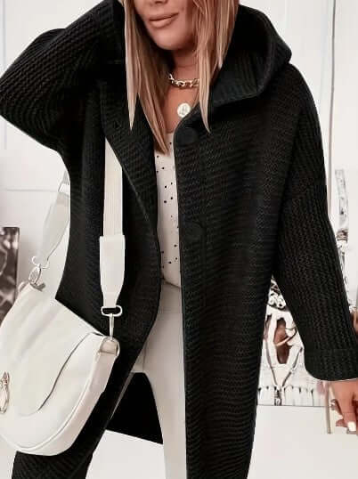 Women's Loose Hooded Cardigan