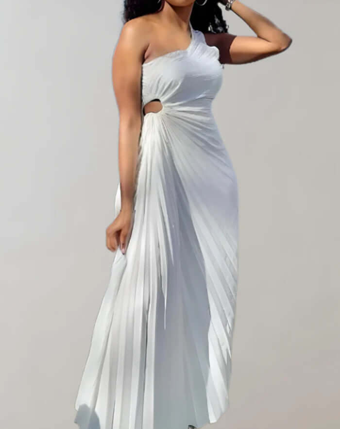 Elegant Off-Shoulder Maxi Dress