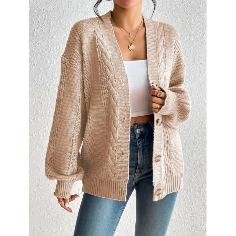 Women's Knitted Cardigan Sweater