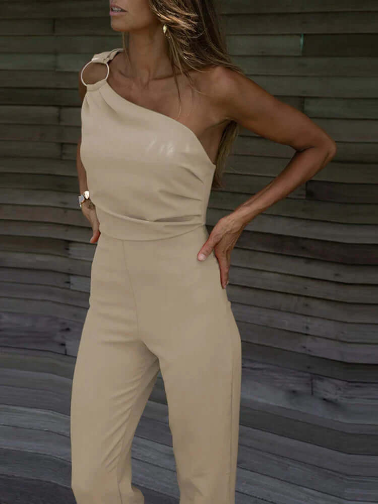 Women's Backless Sleeveless Jumpsuit