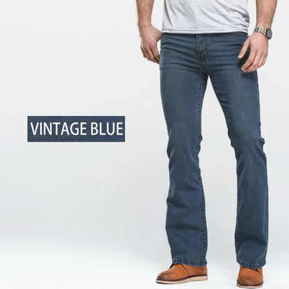 Men's Bootcut Stretch Denim Jeans
