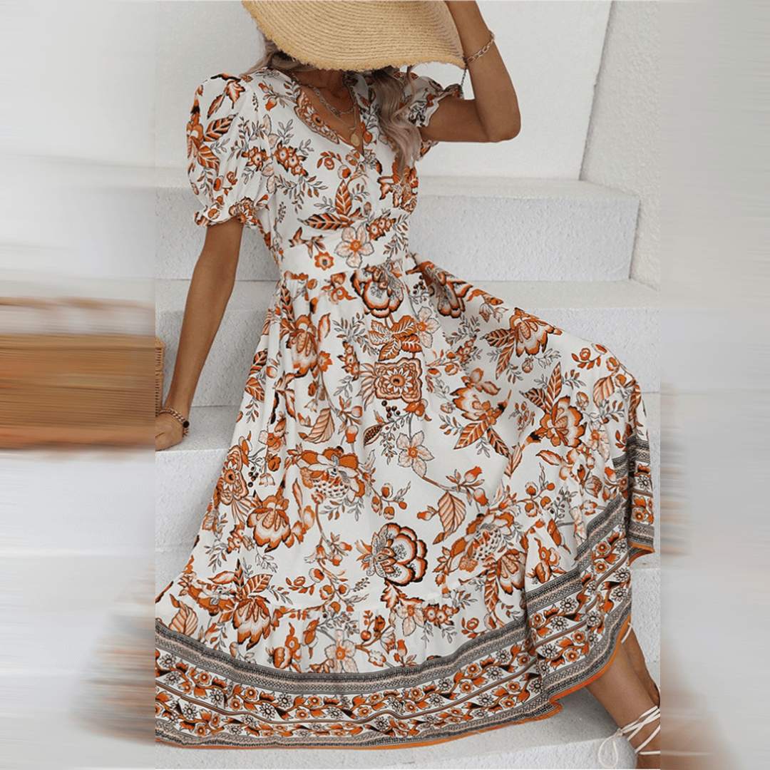 Floral Dress - Elegant & Timeless