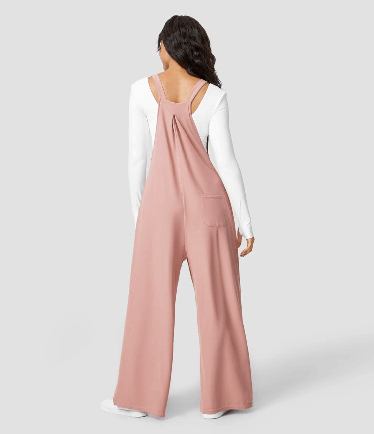 Women's Wide-Leg Overalls