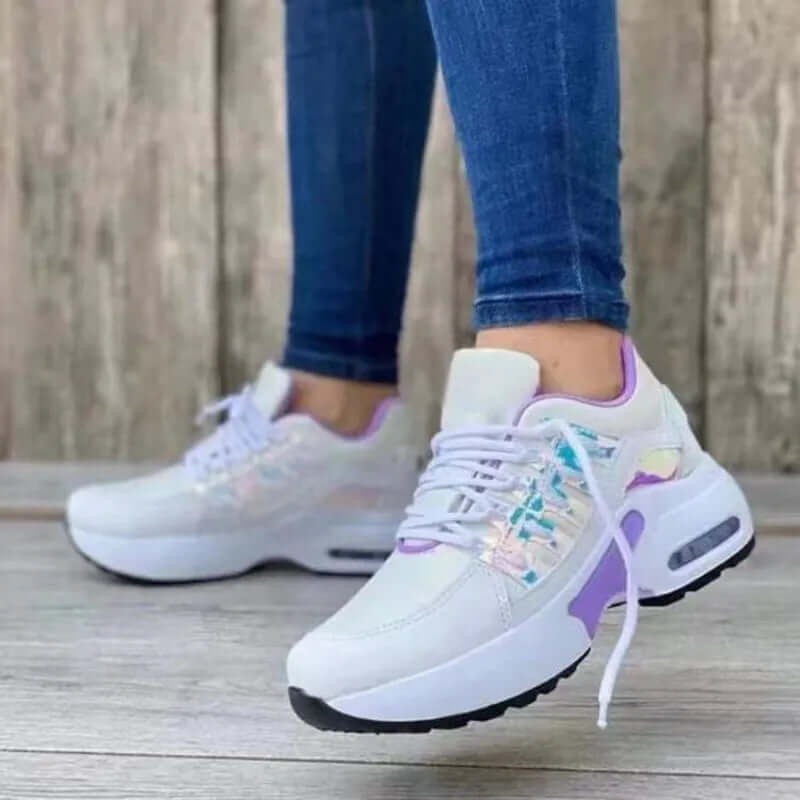 Women's Breathable Lace-Up Trainers