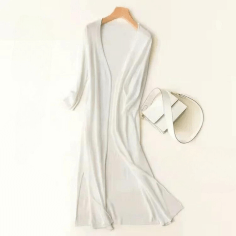 Women's Knitted Long Cardigan Sweater