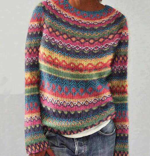 Women's Cosy Relaxed Fit Acrylic Sweater