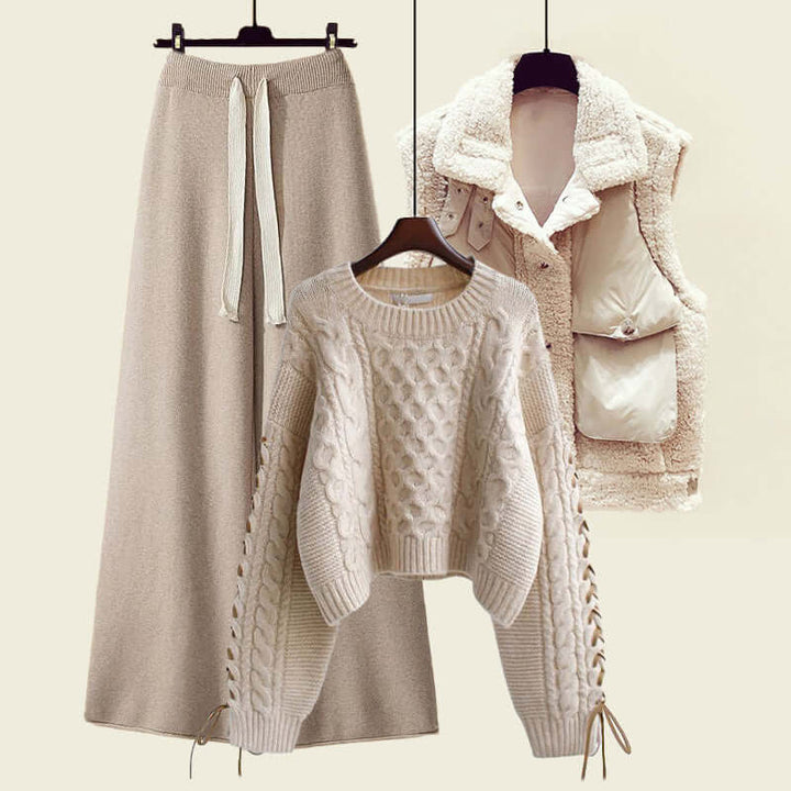 Women's 3-Piece Relaxed Leisure Set