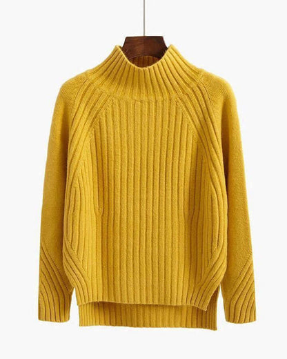 Women's Casual Half Turtleneck Knitted Sweater