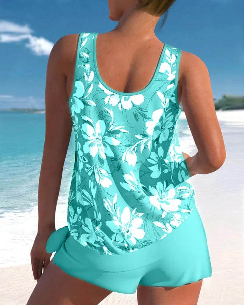 Women's Two-Piece Tankini Swimsuit