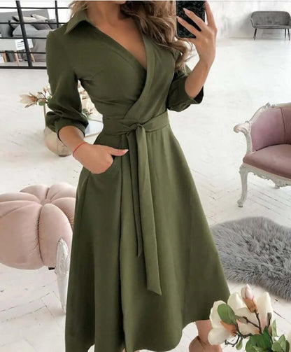 Elegant Wrap Dress for Formal Occasions