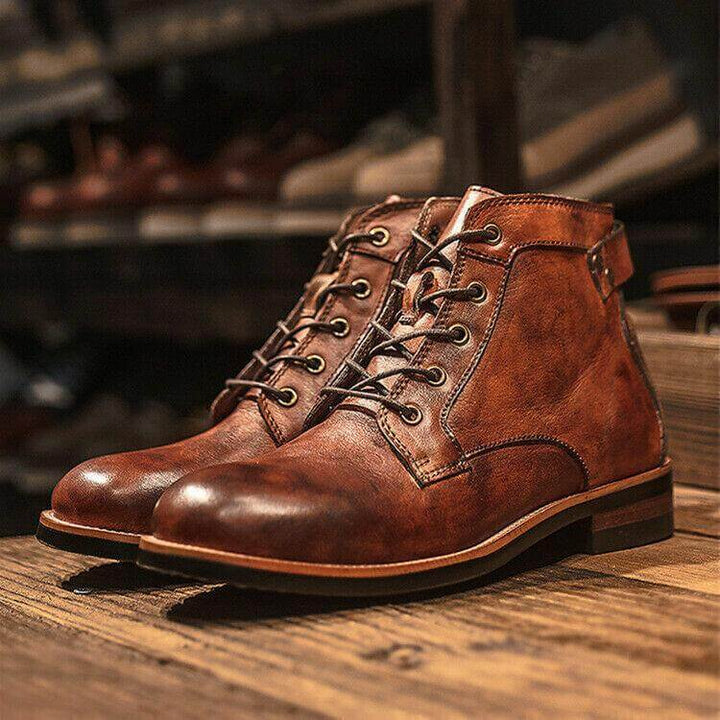 Men's Leather Ankle Boots