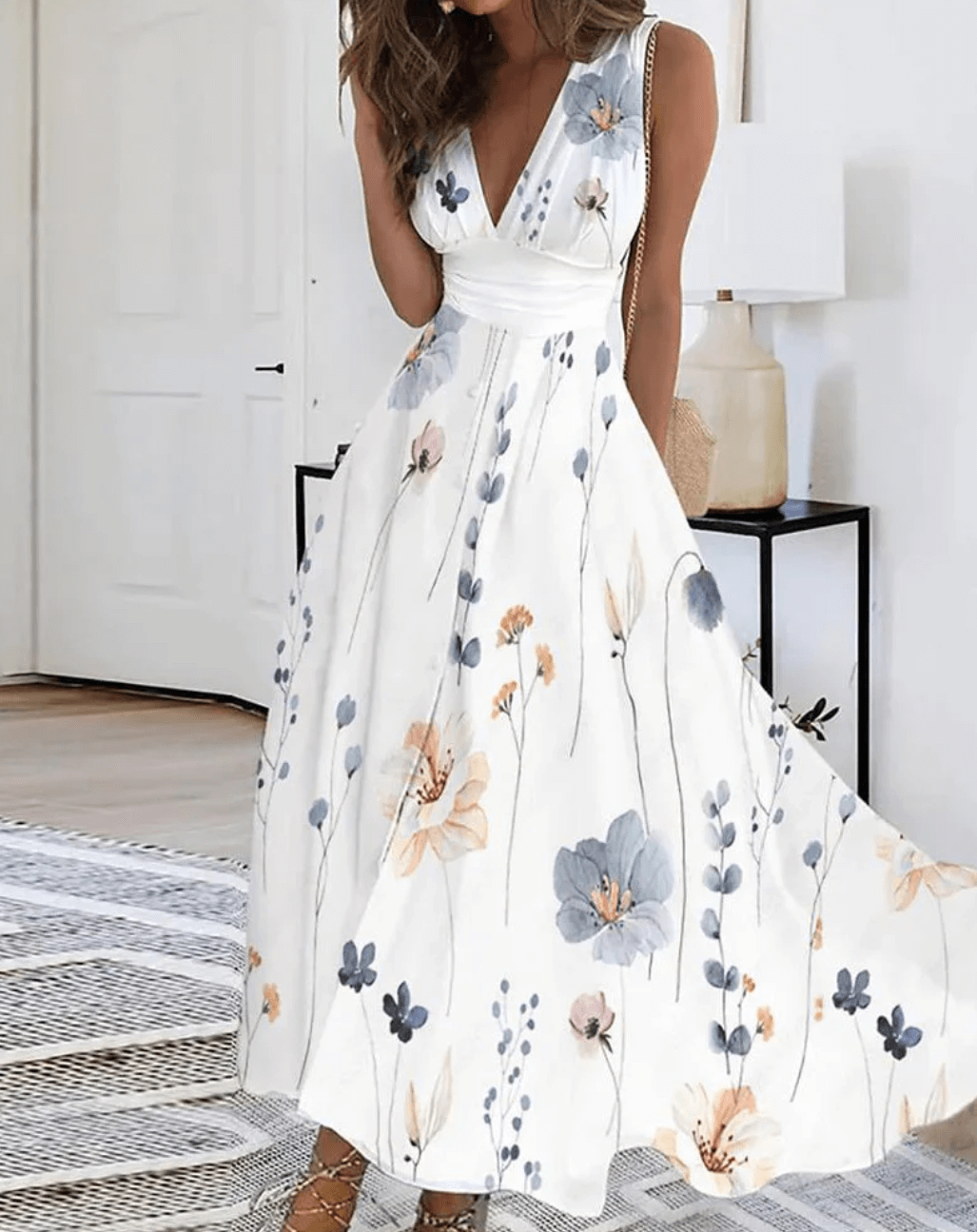 Women's Summer V-Neck Dress