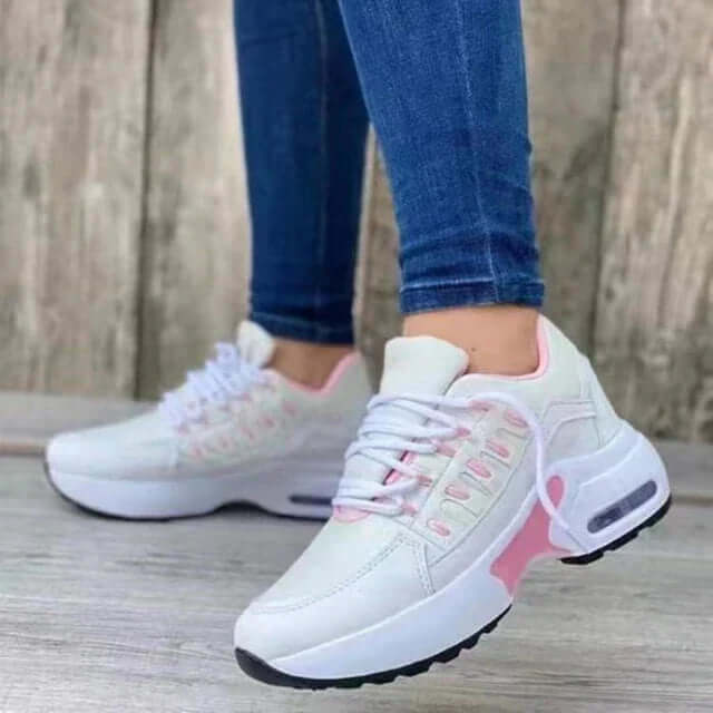 Women's Breathable Lace-Up Trainers
