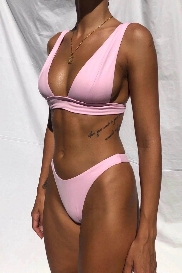 Push-Up Bikini Top & Bottom Set
